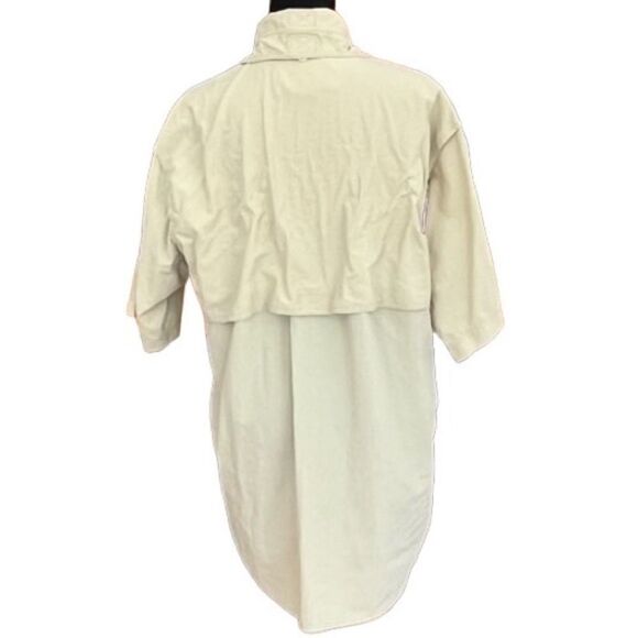 Bimini Bay Men's Flat IV Short Sleeve Shirt With Bloodguard, tan, size M - Picture 2 of 5